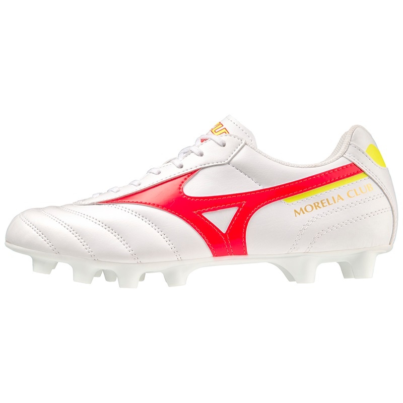 Buty Piłkarskie Męskie Mizuno Morelia II Club Białe | Polska M2307AX