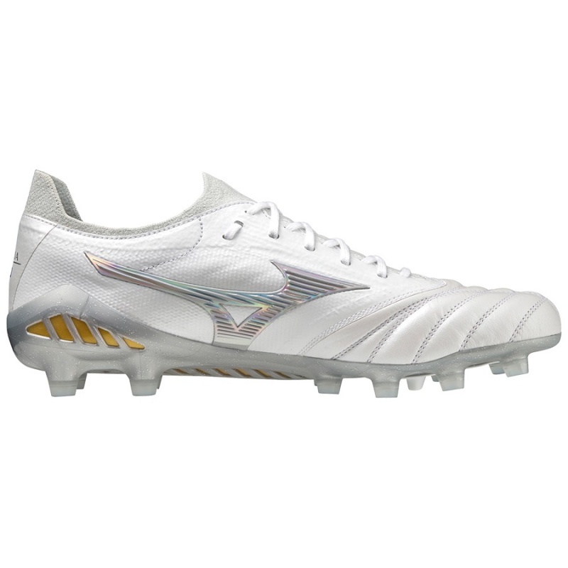 Buty Piłkarskie Męskie Mizuno Morelia Neo III Beta Japan Białe | Polska M3054DY