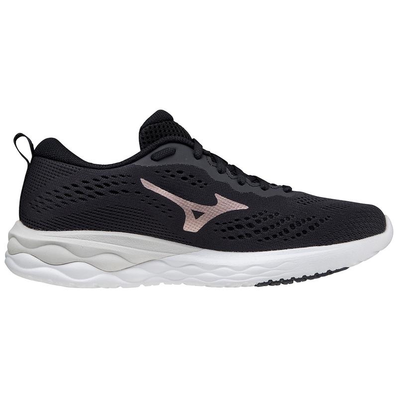 Buty Treningowe Damskie Mizuno Wave Revolt 2 Czarne Białe | Polska M4835GX