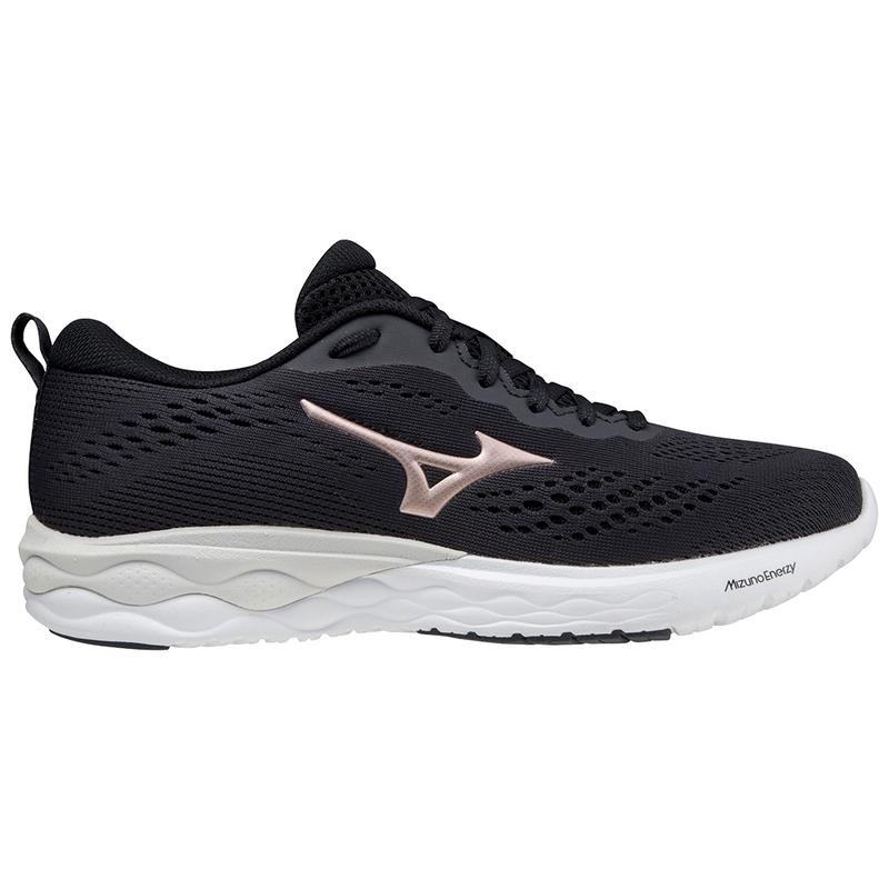 Buty Treningowe Damskie Mizuno Wave Revolt 2 Czarne Białe | Polska M4835GX