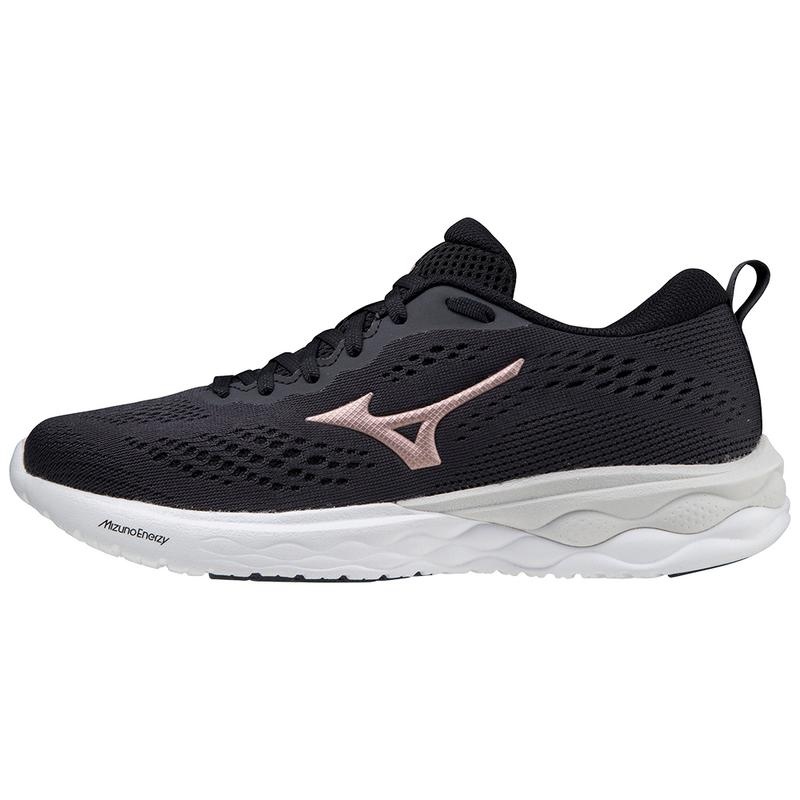 Buty Treningowe Damskie Mizuno Wave Revolt 2 Czarne Białe | Polska M4835GX