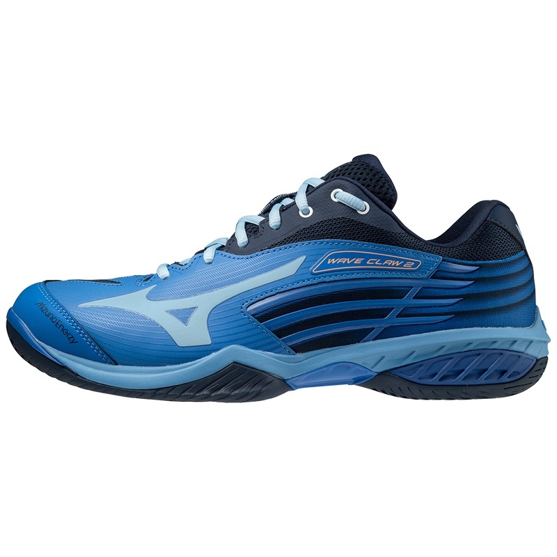 Buty do Badmintona Damskie Mizuno Wave Claw 2 Niebieskie | Polska M8305PY