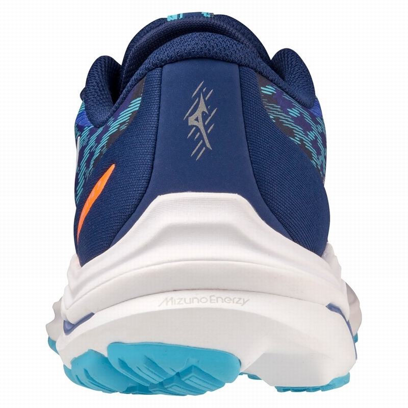 Buty do Biegania Damskie Mizuno Wave Equate 7 Niebieskie Białe | Polska M9850WG