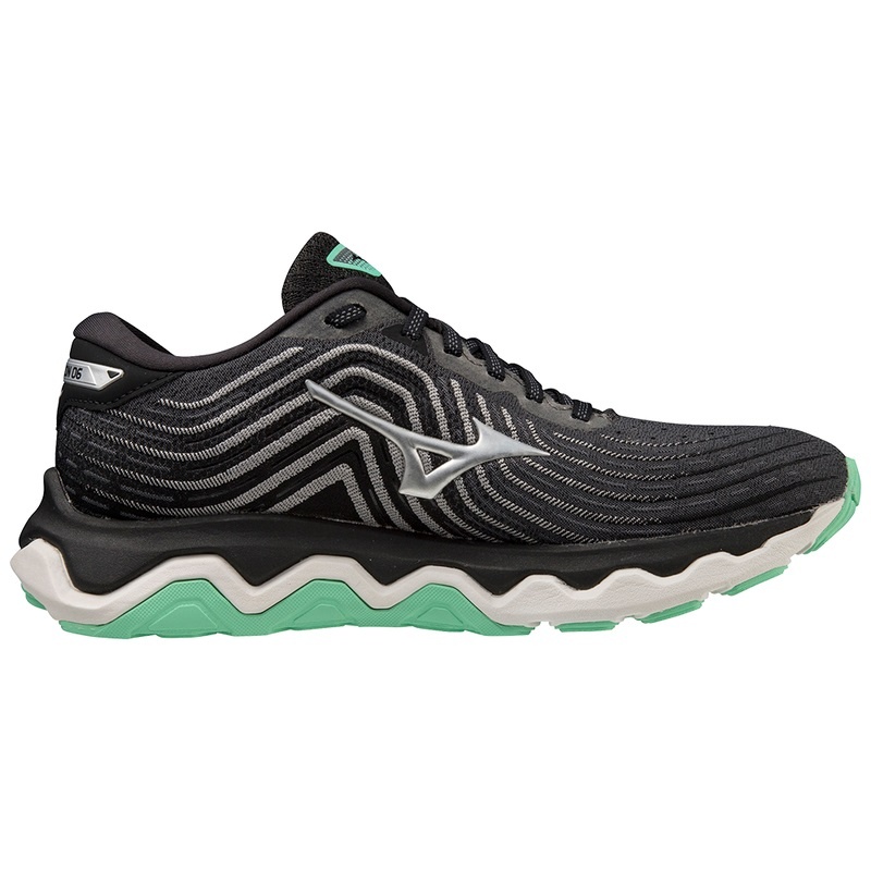 Buty do Biegania Damskie Mizuno Wave Horizon 6 Srebrne | Polska M9480OX