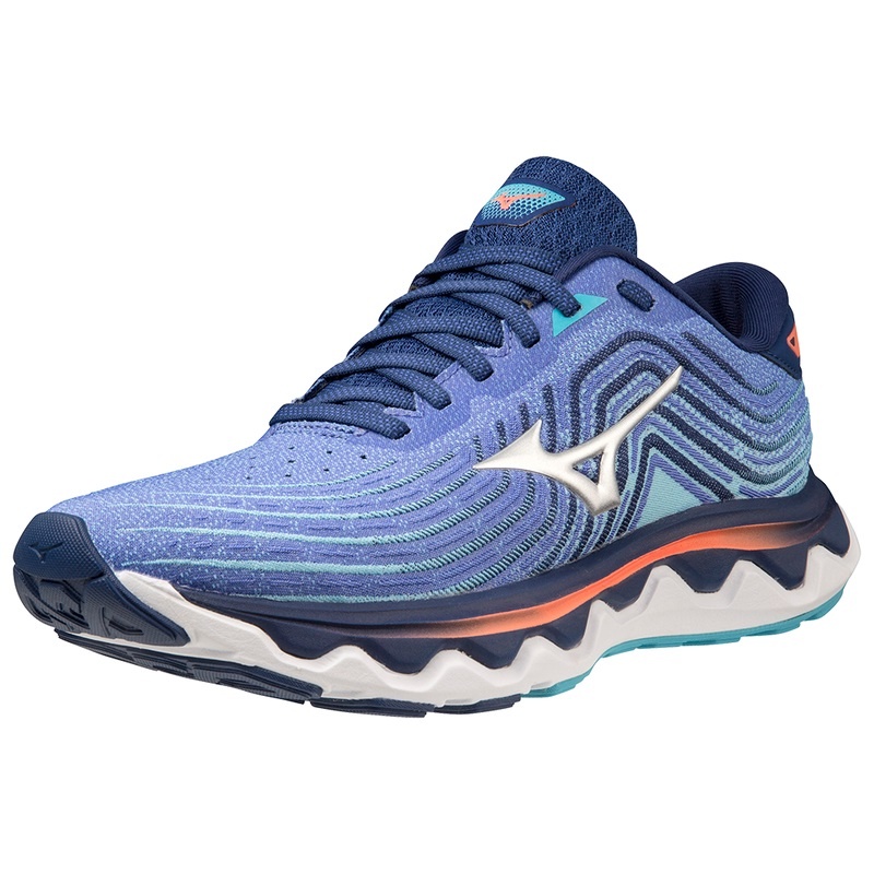 Buty do Biegania Damskie Mizuno Wave Horizon 6 Niebieskie | Polska M7348SE