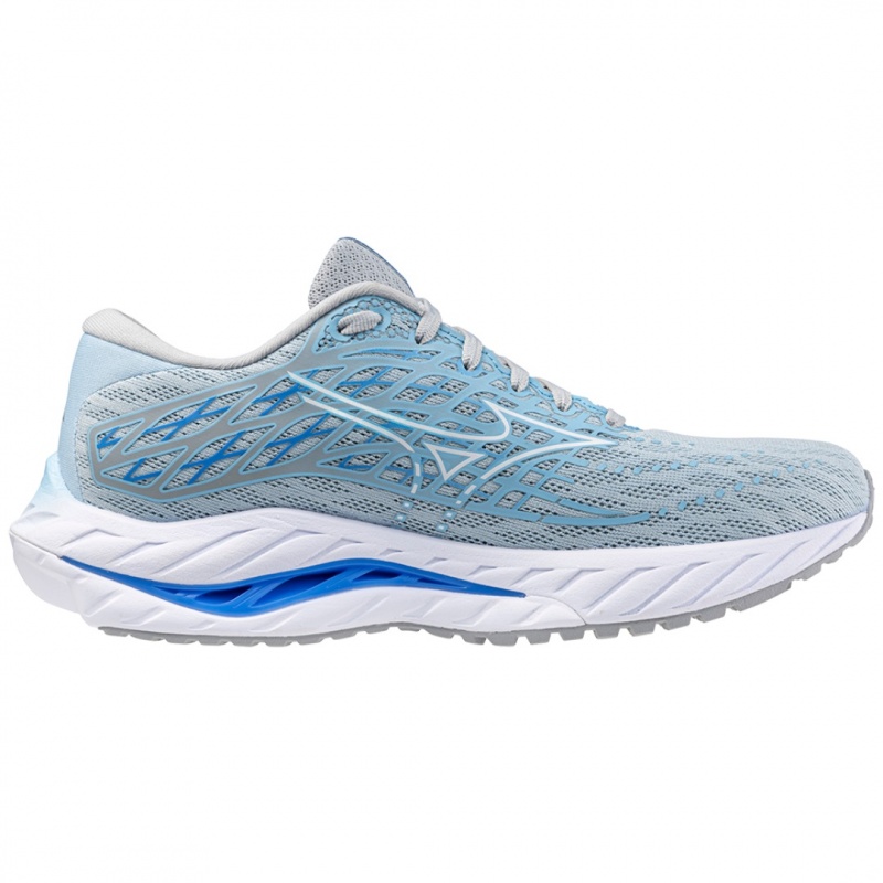 Buty do Biegania Damskie Mizuno Wave Inspire 20 Szerokie Niebieskie | Polska M3842ER