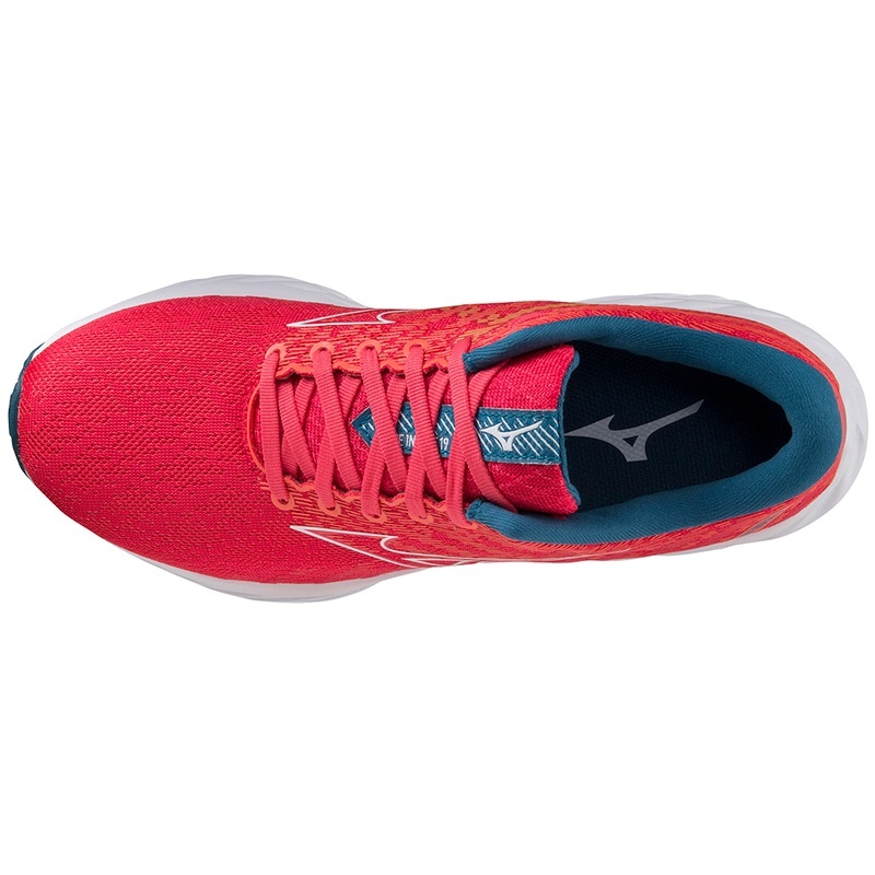 Buty do Biegania Damskie Mizuno Wave Inspire 19 Różowe Białe Niebieskie | Polska M5913IW