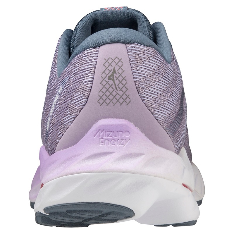 Buty do Biegania Damskie Mizuno Wave Inspire 19 Fioletowe Białe Pomarańczowe Koralowe | Polska M9516BN