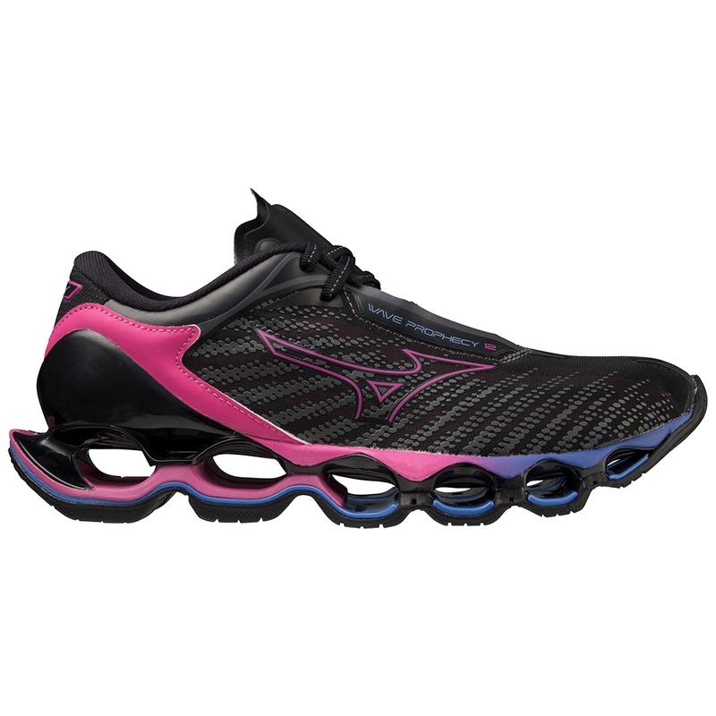 Buty do Biegania Damskie Mizuno Wave Prophecy 12 Czarne | Polska M3967JZ