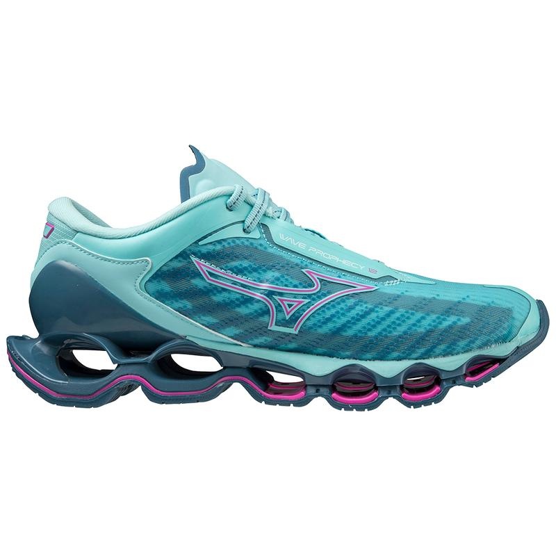 Buty do Biegania Damskie Mizuno Wave Prophecy 12 Niebieskie | Polska M4713GQ