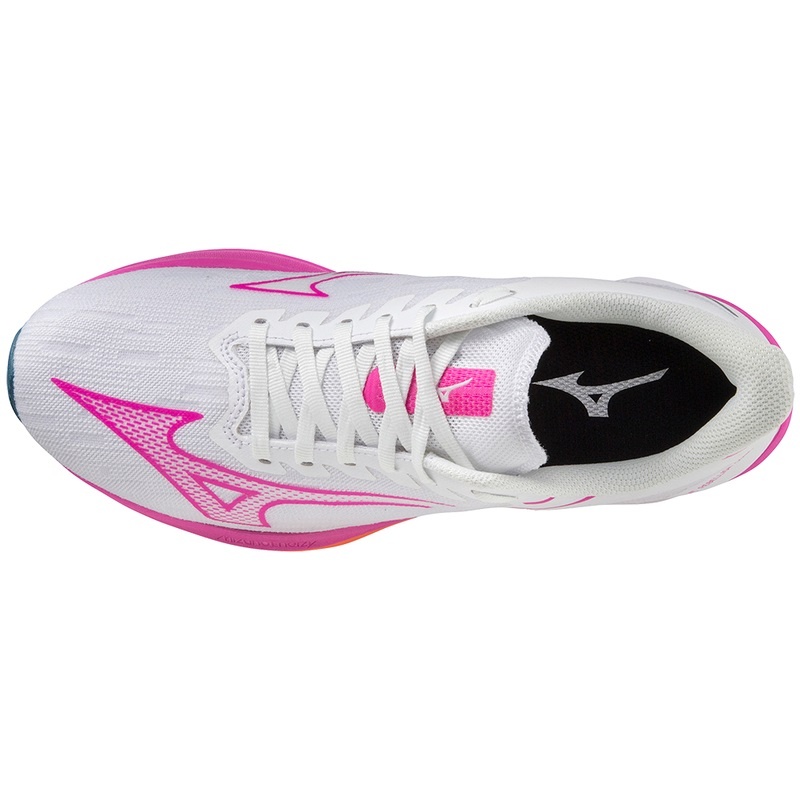 Buty do Biegania Damskie Mizuno Wave Rebellion Sonic Białe Niebieskie | Polska M0651IF