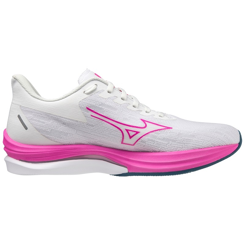 Buty do Biegania Damskie Mizuno Wave Rebellion Sonic Białe Niebieskie | Polska M0651IF