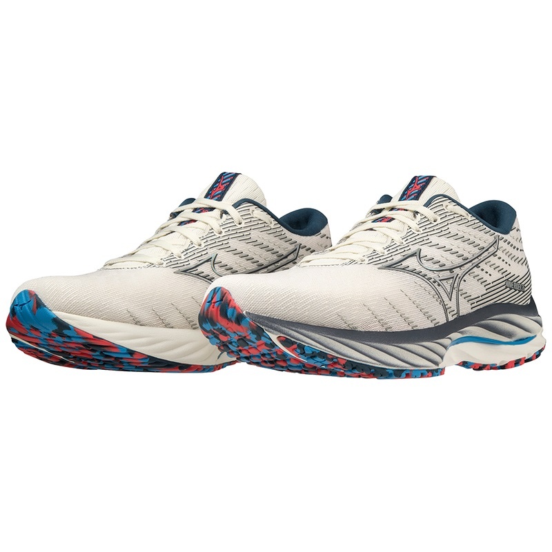 Buty do Biegania Damskie Mizuno Wave Rider 26 Srebrne | Polska M0531ZC