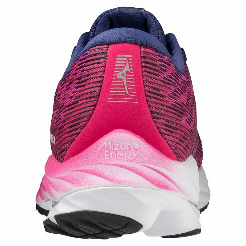 Buty do Biegania Damskie Mizuno Wave Rider 26 Fuksja Niebieskie | Polska M3194YK