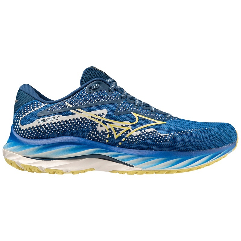 Buty do Biegania Damskie Mizuno Wave Rider 27 Amsterdam Granatowe | Polska M8932LK