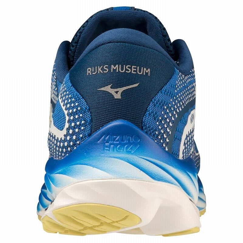 Buty do Biegania Damskie Mizuno Wave Rider 27 Amsterdam Granatowe | Polska M8932LK