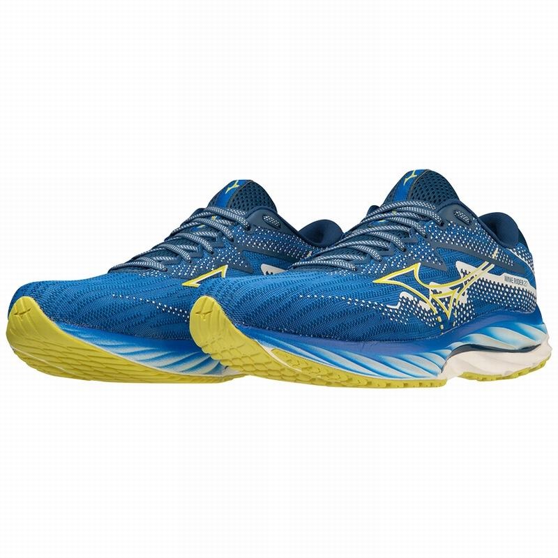 Buty do Biegania Damskie Mizuno Wave Rider 27 Amsterdam Granatowe | Polska M8932LK