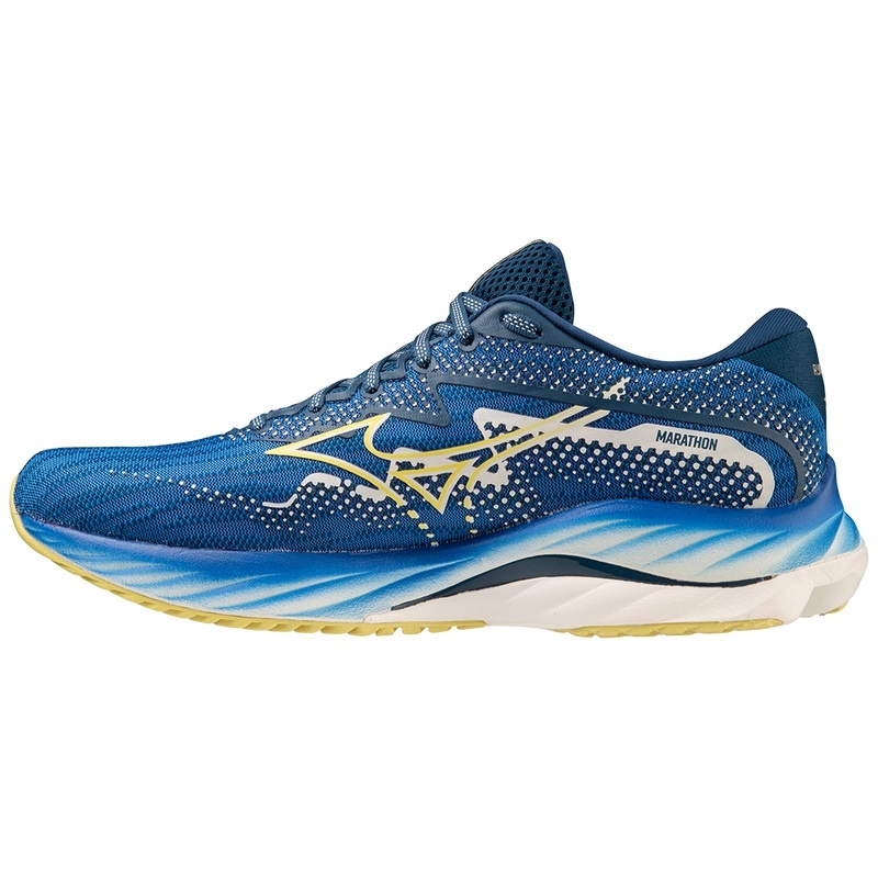 Buty do Biegania Damskie Mizuno Wave Rider 27 Amsterdam Granatowe | Polska M8932LK