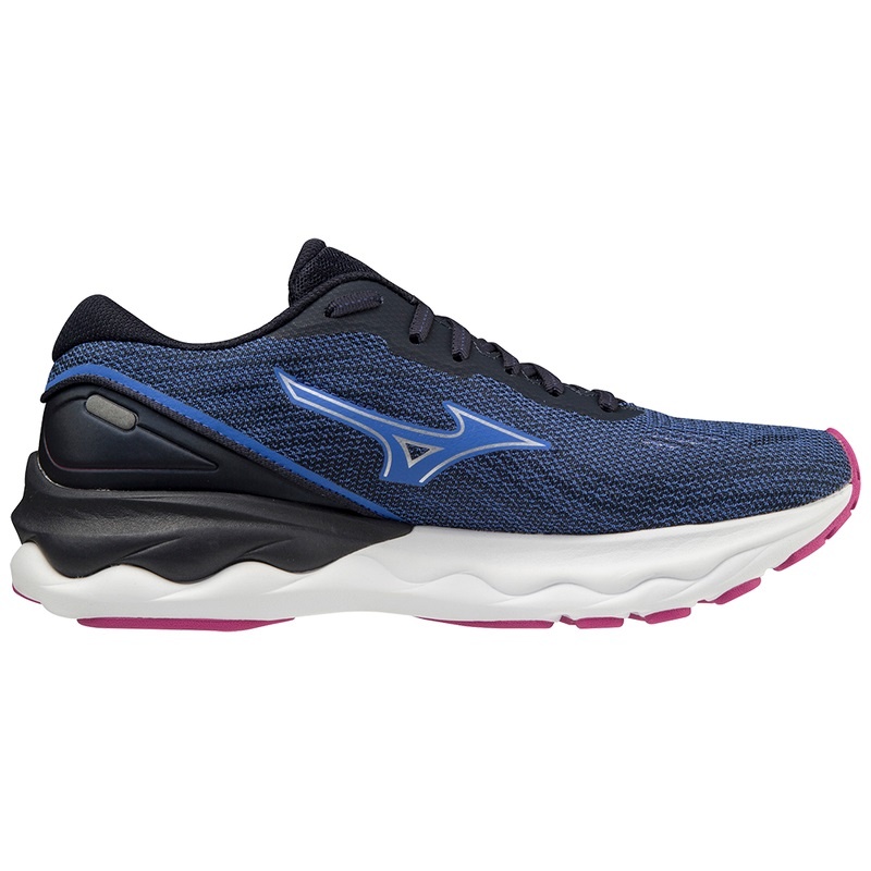 Buty do Biegania Damskie Mizuno Wave Skyrise 3 Niebieskie Granatowe | Polska M4089XA