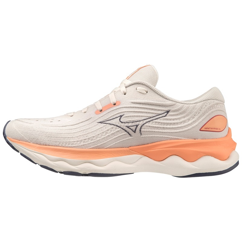 Buty do Biegania Damskie Mizuno Wave Skyrise 4 Białe | Polska M0263WX