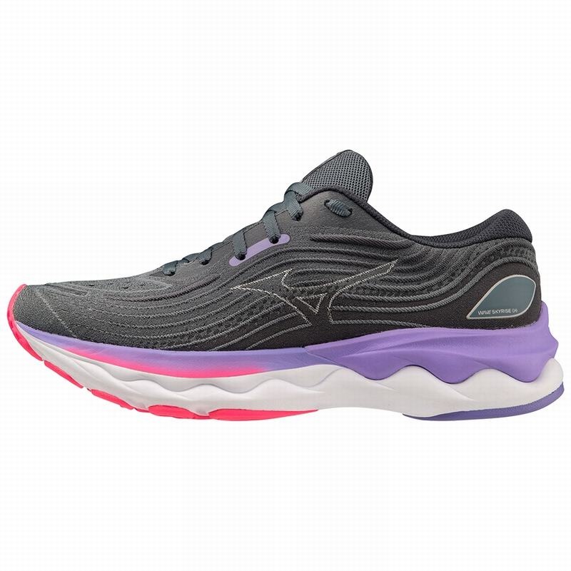 Buty do Biegania Damskie Mizuno Wave Skyrise 4 Niebieskie | Polska M8270LO