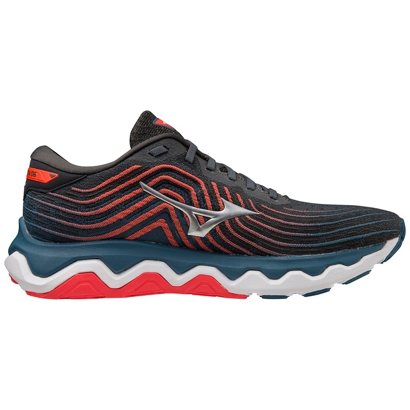 Buty do Biegania Męskie Mizuno Wave Horizon 6 Czarne | Polska M6934DL