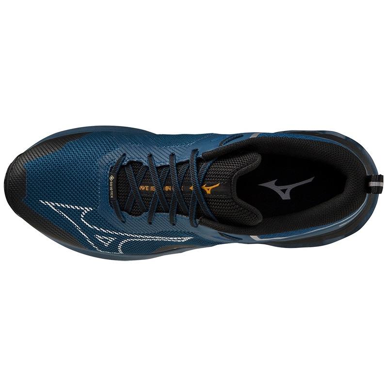 Buty do Biegania Męskie Mizuno Wave Ibuki 4 GTX Czarne | Polska M6971BC