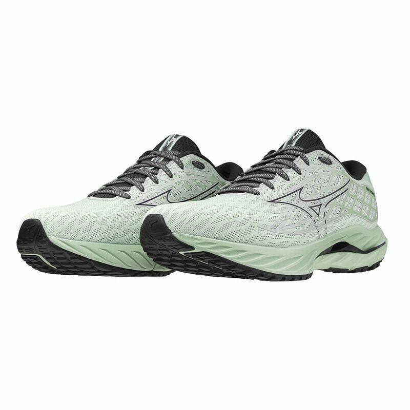 Buty do Biegania Męskie Mizuno Wave Inspire 20 Zielone | Polska M9284YZ