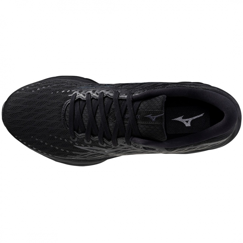 Buty do Biegania Męskie Mizuno Wave Inspire 20 Czarne Szare | Polska M3425HK