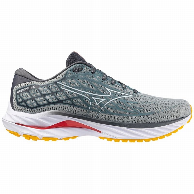 Buty do Biegania Męskie Mizuno Wave Inspire 20 Białe | Polska M2916WY