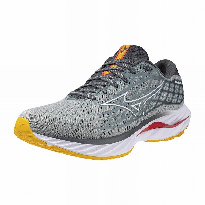 Buty do Biegania Męskie Mizuno Wave Inspire 20 Białe | Polska M2916WY