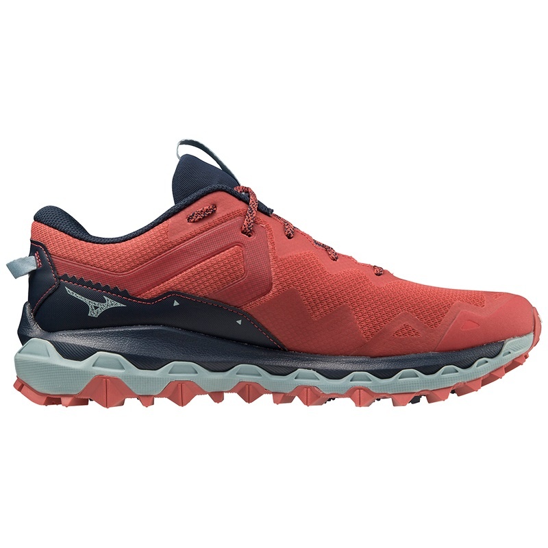 Buty do Biegania Męskie Mizuno Wave Mujin 9 Czerwone Niebieskie | Polska M3256RI