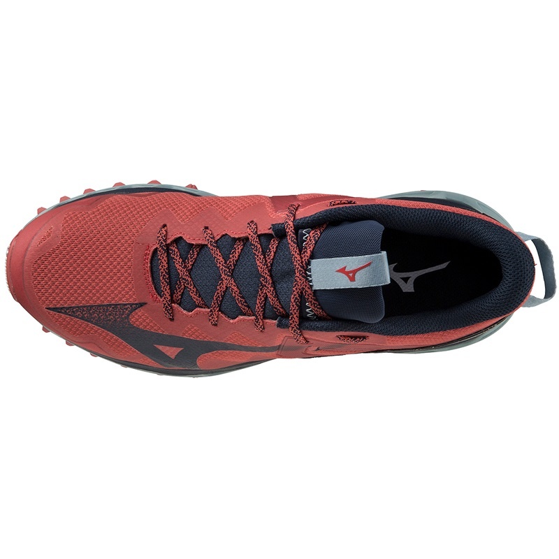 Buty do Biegania Męskie Mizuno Wave Mujin 9 Czerwone Niebieskie | Polska M3256RI