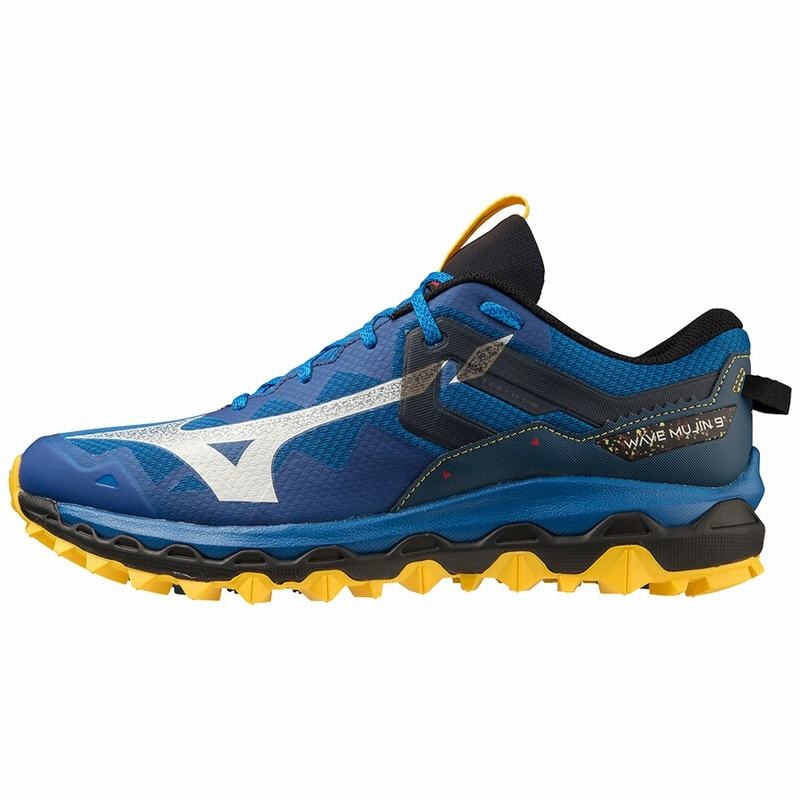 Buty do Biegania Męskie Mizuno Wave Mujin 9 Niebieskie | Polska M9825TL