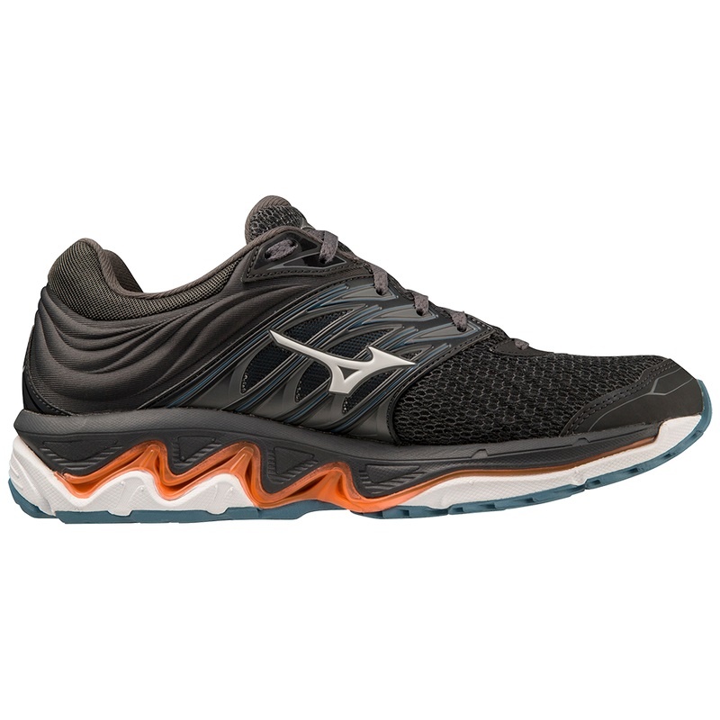 Buty do Biegania Męskie Mizuno Wave Paradox 5 Czarne Głęboka Pomarańczowe | Polska M4029XZ