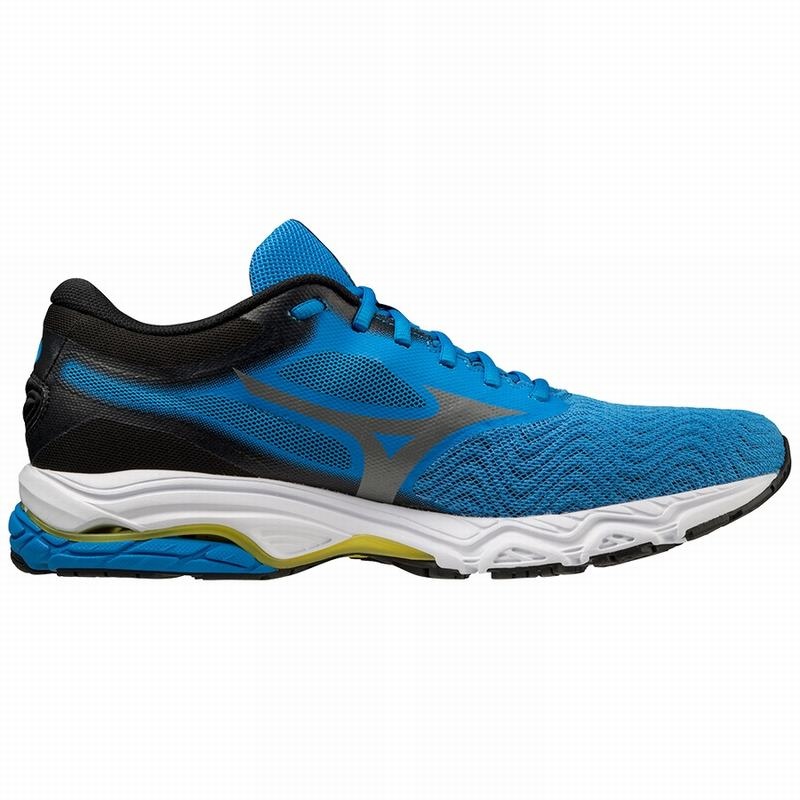 Buty do Biegania Męskie Mizuno Wave Prodigy 4 Indygo Czarne | Polska M9376QF