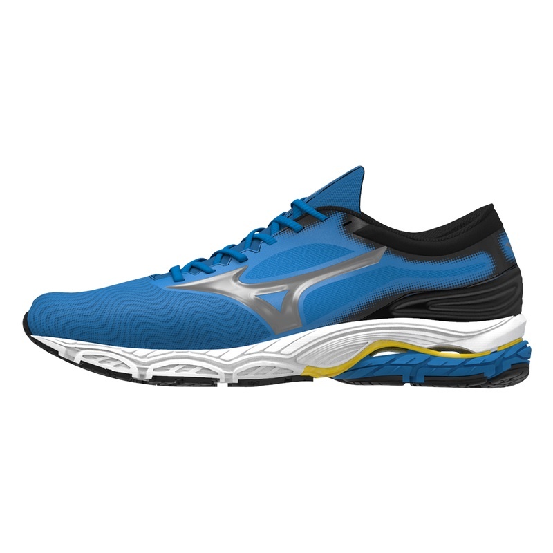 Buty do Biegania Męskie Mizuno Wave Prodigy 4 Indygo Czarne | Polska M9376QF