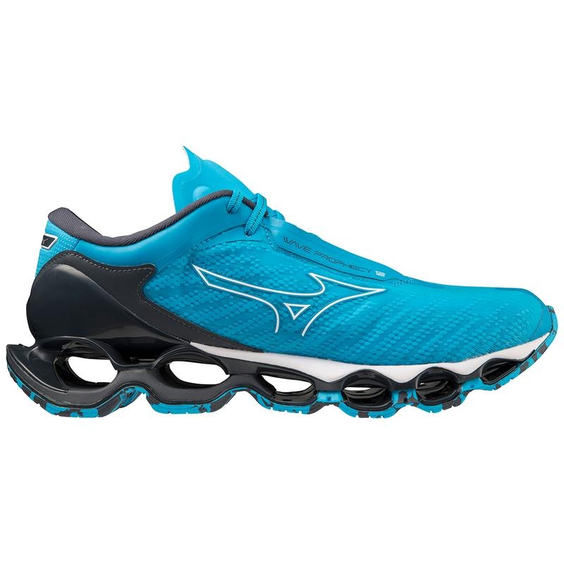 Buty do Biegania Męskie Mizuno Wave Prophecy 12 Niebieskie | Polska M4983GP