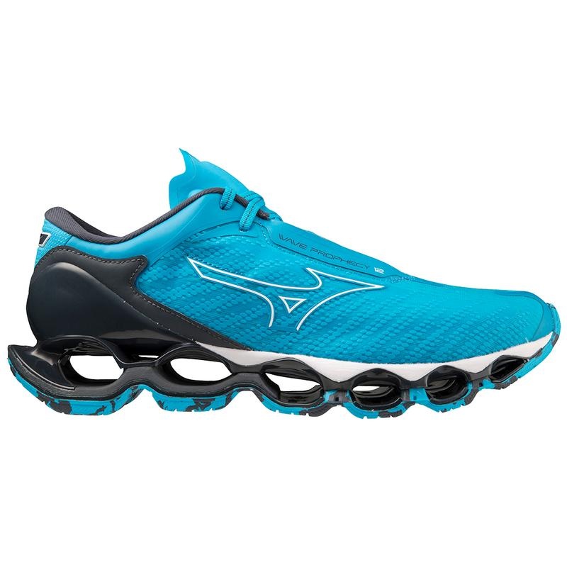 Buty do Biegania Męskie Mizuno Wave Prophecy 12 Niebieskie | Polska M4983GP