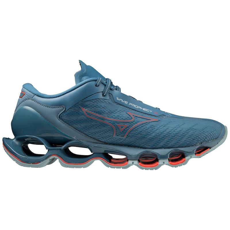 Buty do Biegania Męskie Mizuno Wave Prophecy 12 Niebieskie | Polska M3159LJ