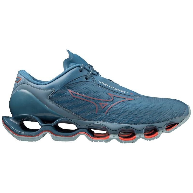 Buty do Biegania Męskie Mizuno Wave Prophecy 12 Niebieskie | Polska M3159LJ