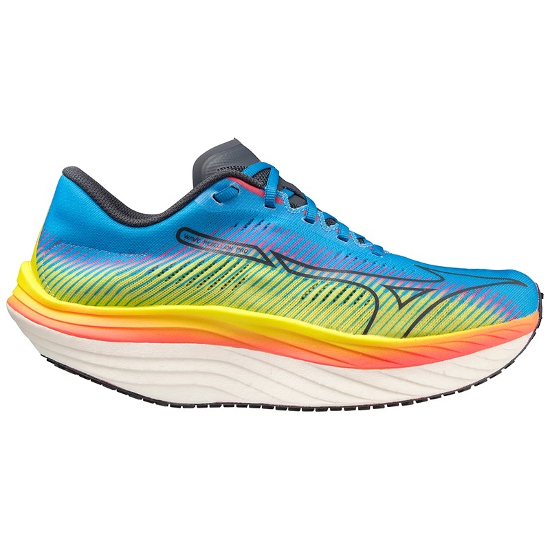 Buty do Biegania Męskie Mizuno Wave Rebellion Pro Niebieskie Niebieskie | Polska M3821FO