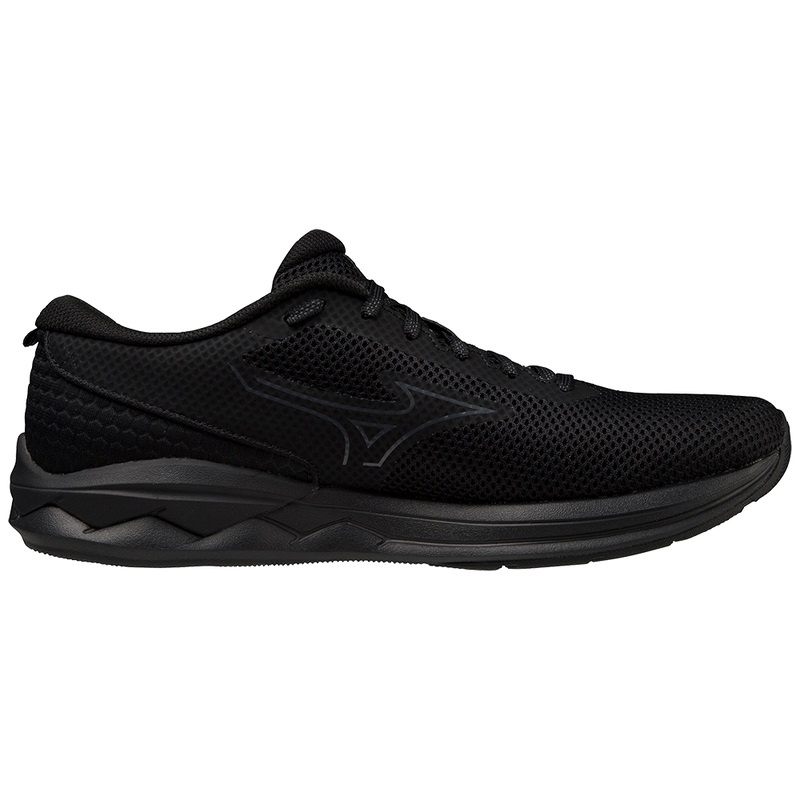 Buty do Biegania Męskie Mizuno Wave Revolt 3 Czarne Czarne | Polska M2576LJ