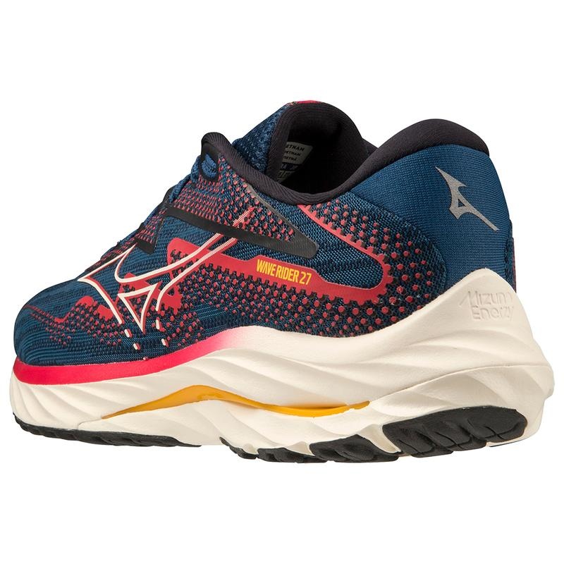 Buty do Biegania Męskie Mizuno Wave Rider 27 Niebieskie | Polska M2485DT