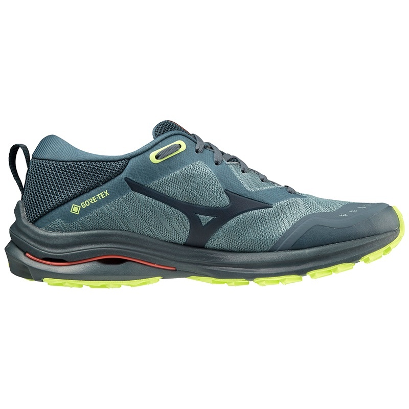 Buty do Biegania Męskie Mizuno Wave Rider GTX Zielone | Polska M0219YL