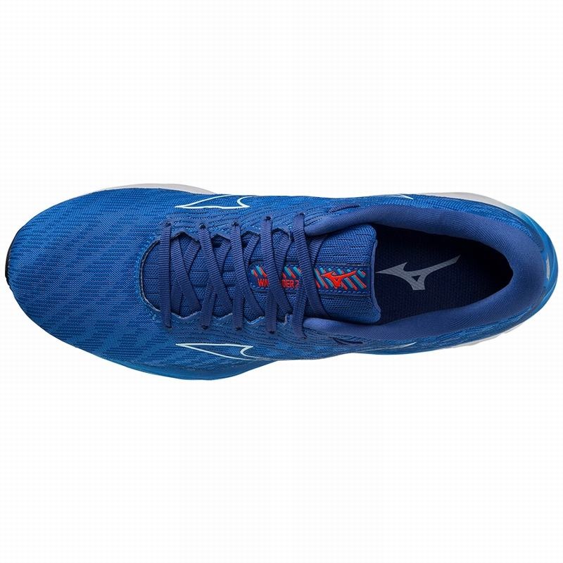 Buty do Biegania Męskie Mizuno Wave Rider 26 Niebieskie | Polska M0964BR