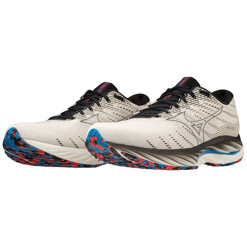 Buty do Biegania Męskie Mizuno Wave Rider 26 Białe | Polska M5924DX