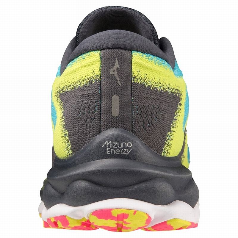 Buty do Biegania Męskie Mizuno Wave Sky 7 Niebieskie Białe | Polska M0813PE