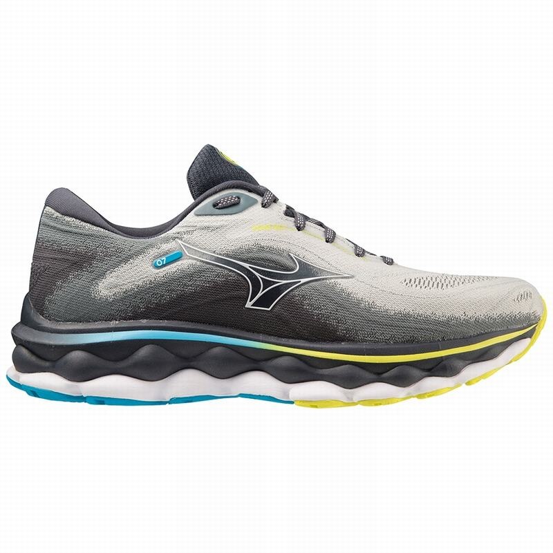 Buty do Biegania Męskie Mizuno Wave Sky 7 Niebieskie Białe | Polska M0439VO