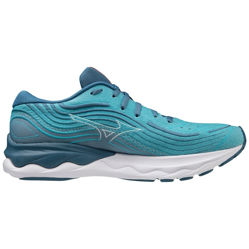 Buty do Biegania Męskie Mizuno Wave Skyrise 4 Niebieskie | Polska M7609SK